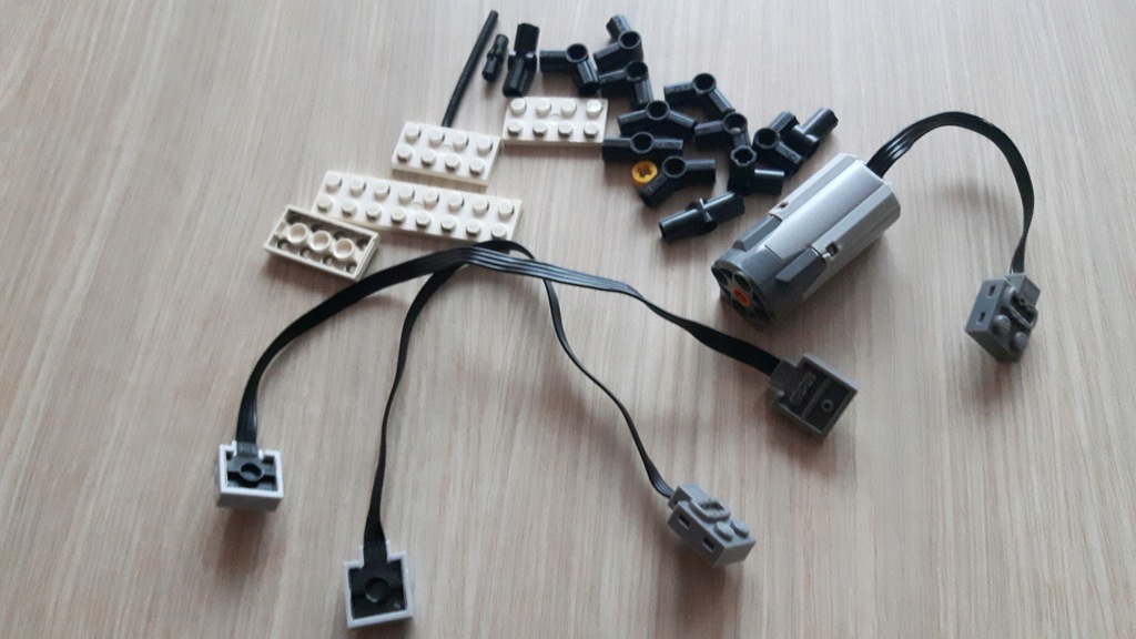 LEGO technic 8883 8886 power functions silnik kabl