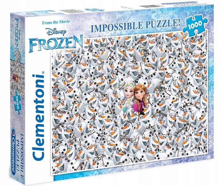 PUZZLE KRAINA LODU 1000 EL. CLEMENTONI IMPOSSIBLE