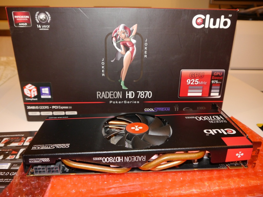 Club 3D Radeon HD 7870 XT Joker Card 2GB GDDR5