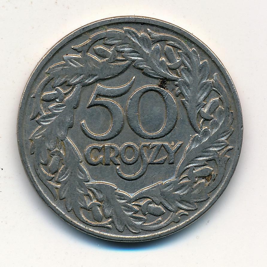 50 gr 1923r 50 groszy 1123