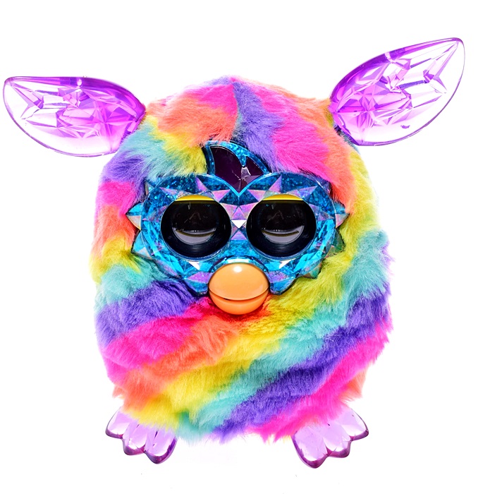 4295-87 ...HASBRO... a#g FURBY BOOM RAINBOW 16CM