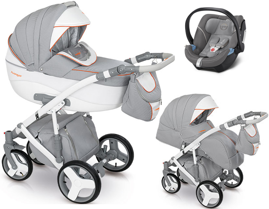 WÓZEK AVENGER CAMARELO 3W1 CYBEX ATON 5 KOLORY