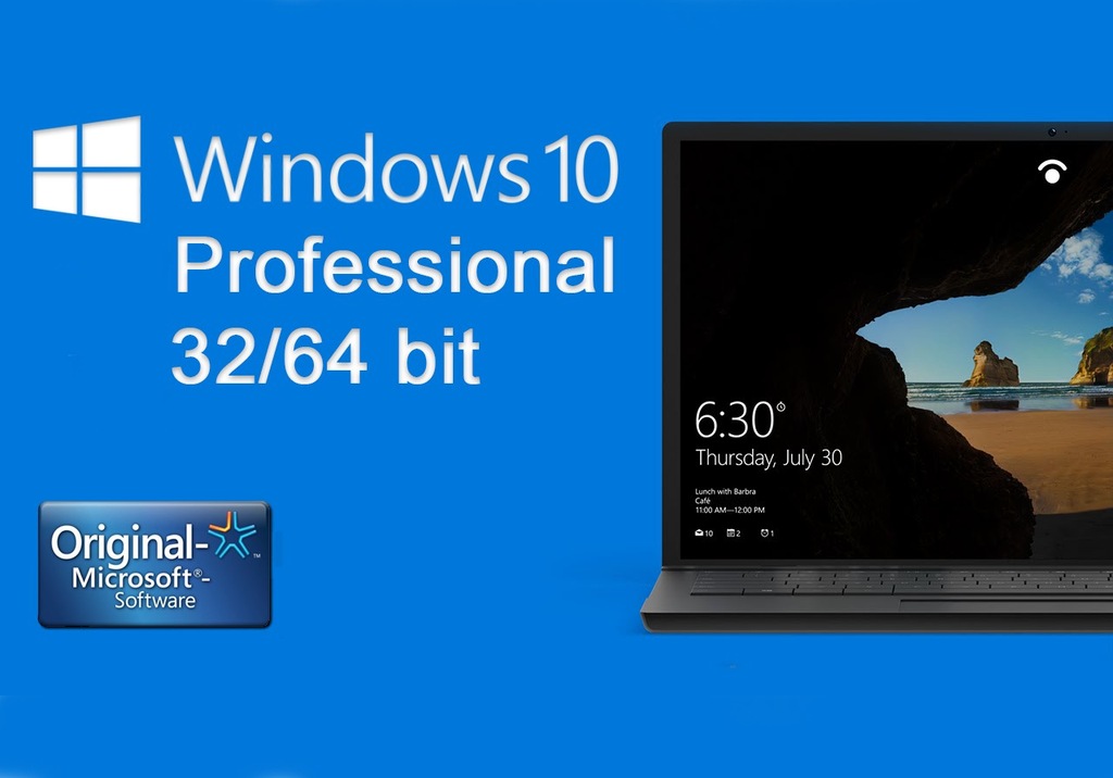 Windows 10 Professional 32/64 bit - Klucz PL