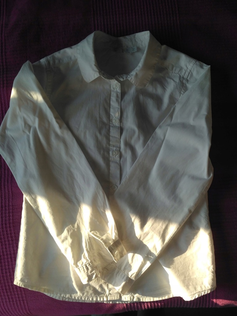 Koszula, bluzka biała, Cool Club 146cm