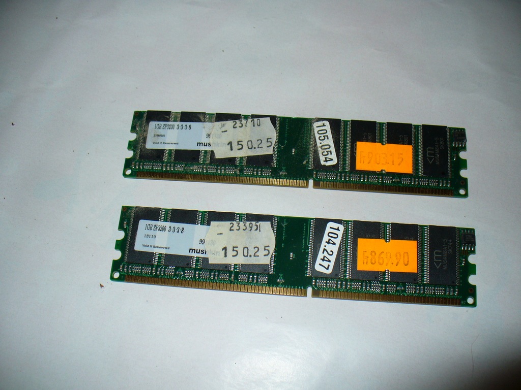 MUSHKIN  2 GB DDR1
