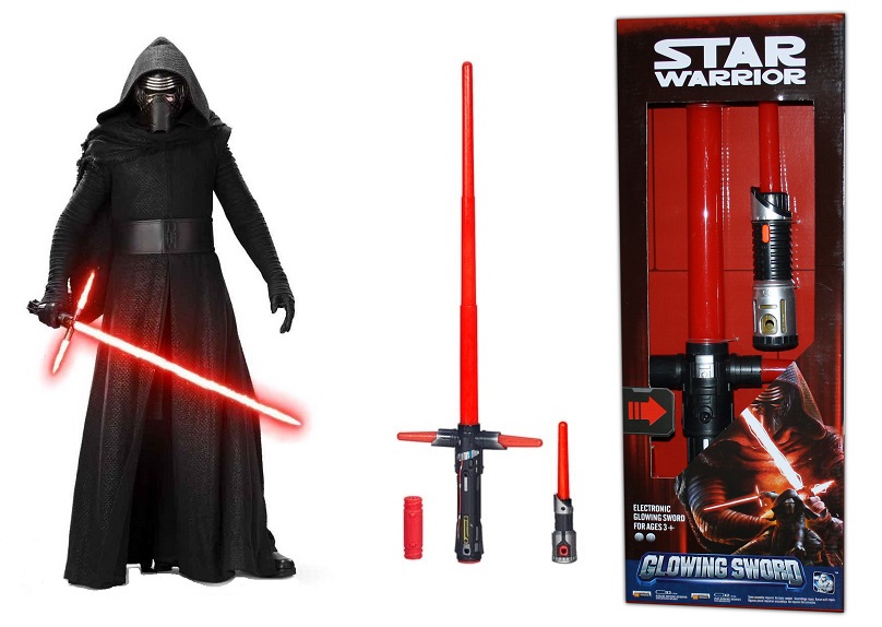 MIECZ ŚWIETLNY KRZYŻOWY KYLO REN STAR WARS