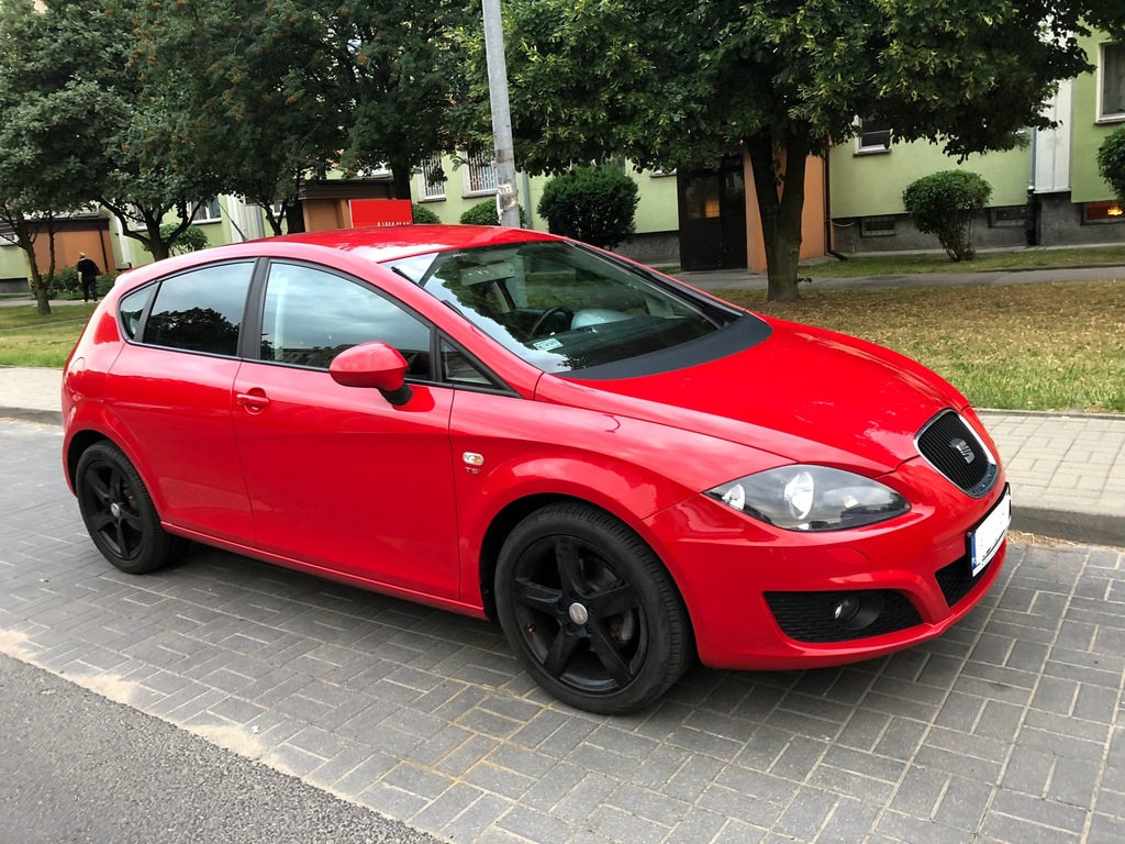 CZERWONY SEAT LEON 1.4 TSI PIĘKNY !!! 2010R. 17''