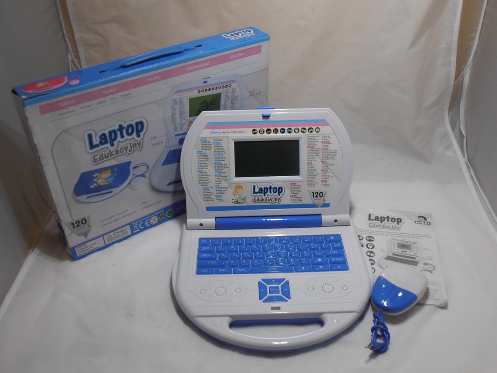 LAPTOP EDUKACYJNY MADEJ  120 FUNKCJI GW