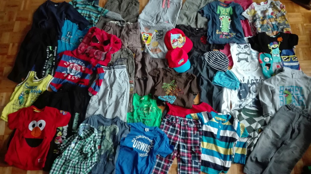 Mega paka ubrań dla chłopca zestaw 41s/104-110/BCM