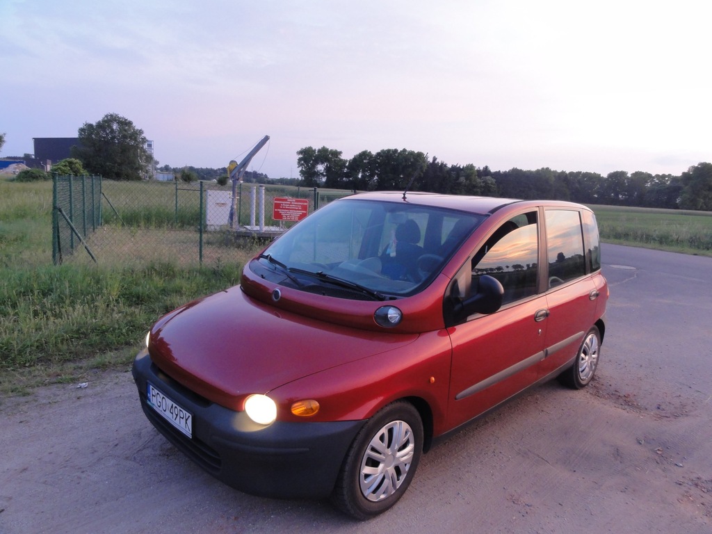 Fiat Multipla 1,6+LPG 2002r.6 osobowy Klimatyzacja