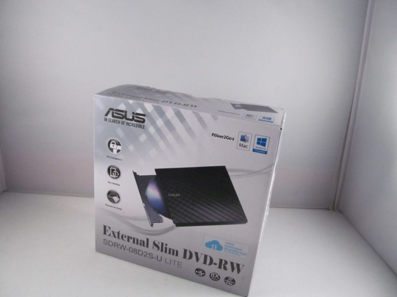 NAGRYWARKA DVD EXTERNAL SLIM DVD -RW ASUS PUDEŁKO