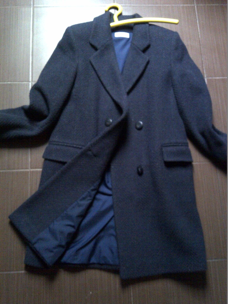 Made in Italy płaszcz wełna-kaszmir L/40 dyplomatk
