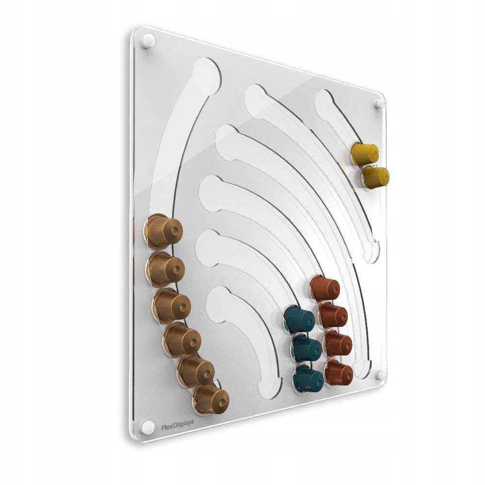 Stojak na kapsułki nespresso Plexidisplays, 3e97