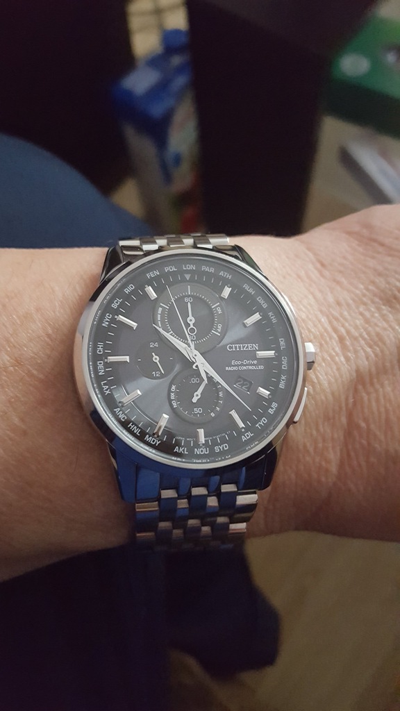CITIZEN AT 8110-61E gwarancja eco drive radio cont