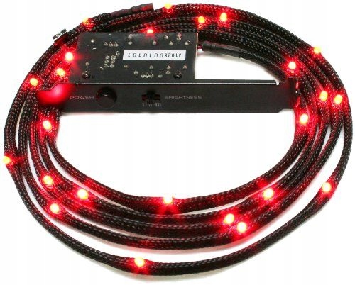 NN1374 NZXT Kabel sznur ledowy 2m czerwony LED PC
