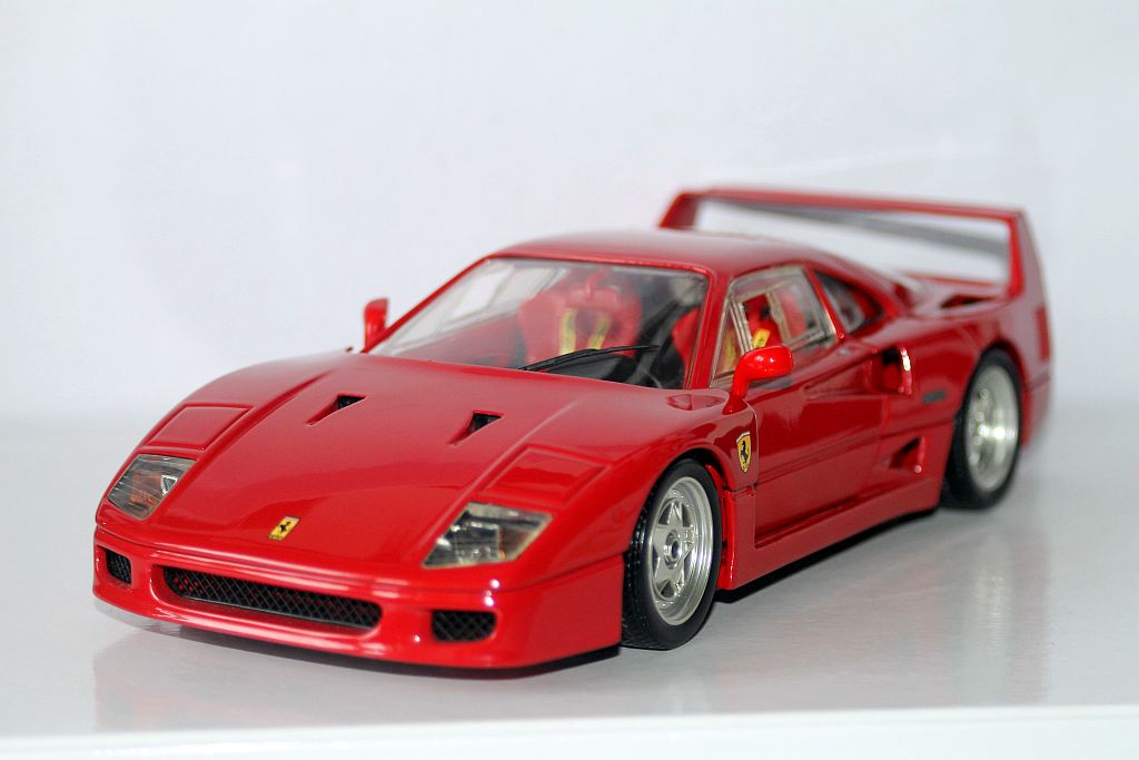 HotWheels Ferrari F40 赤 1:18 Hot Wheels F40 赤ミニカー Hot Wheels Red Ferrari F40 1:18