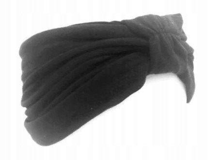 STRADIVARIUS CZARNA OPASKA NA GŁOWĘ TURBAN