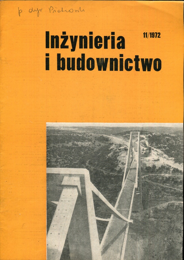 Inżynieria i Budownictwo 11/1972