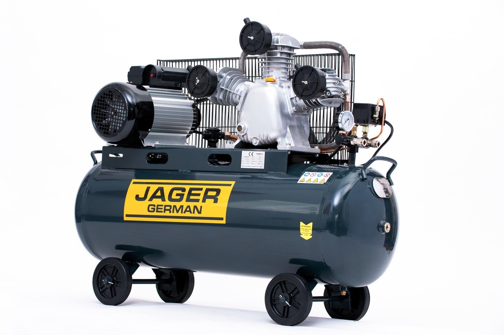 KOMPRESOR SPRĘŻARKA 100l 499l/Min 230V Mocna Rzecz