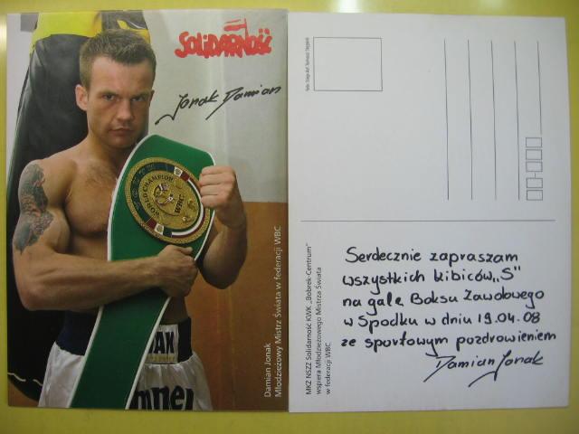 Boks  Damian JONAK 