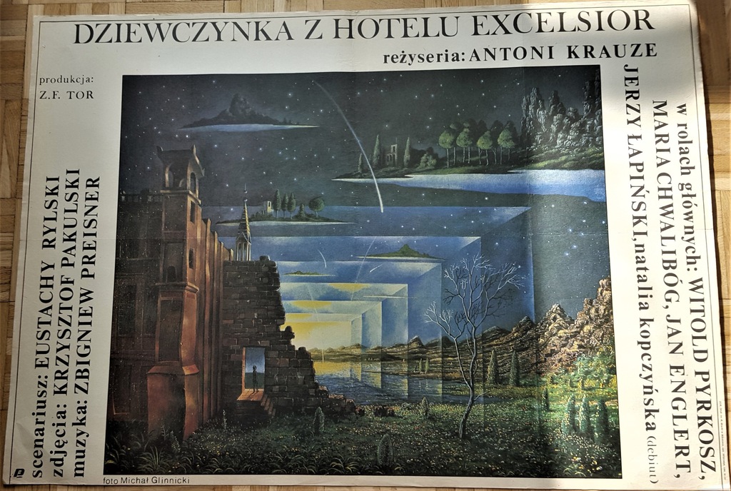 plakat DZIEWCZYNKA Z HOTELU EXCELSIOR - WANIEK