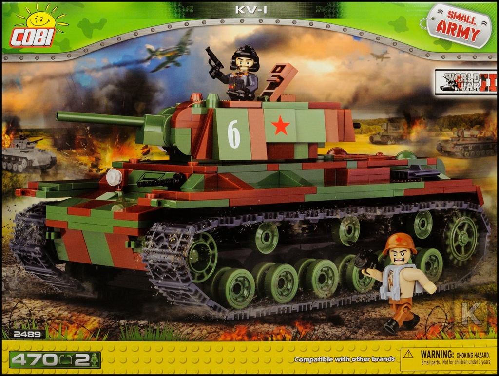 COBI Sowiecki czołg ciężki KV-1 / KW-1 (2489)