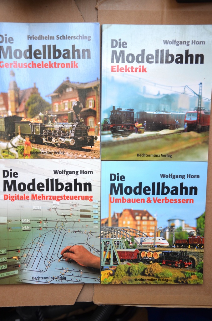 Modelleisenbahn Elektronik, 5 książek, 960 stron