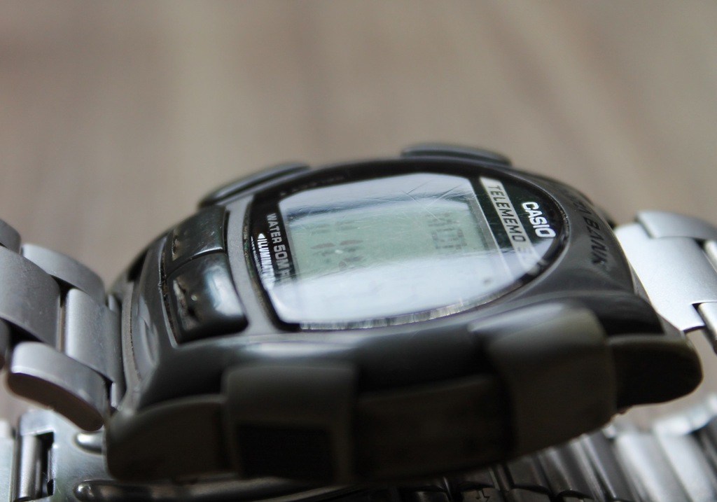 casio data bank illuminator