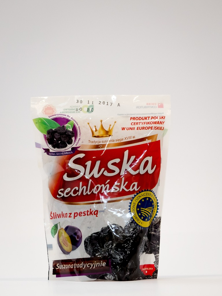 Śliwka SUSKA SECHLOŃSKA z pestką 250g JAKOŚĆ!!!