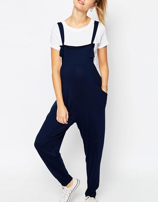 ASOS MATERNITY D412 OGRODNICZKI MATERIAŁOWE 46 3XL