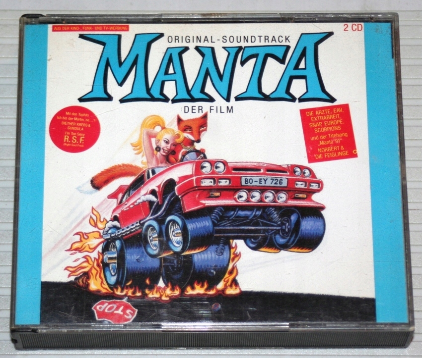 OST - MANTA DER FILM - SOUNDTRACK - COLUMBIA 1991