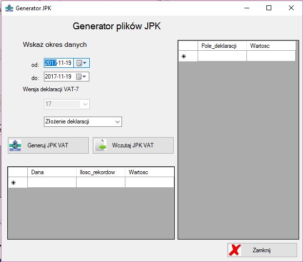 JPK VAT Generator Wf-Mag Subiekt 4 Subiekt 5
