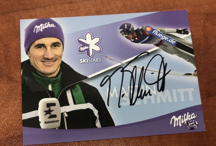 Martin Schmitt autograf skoki narciarskie