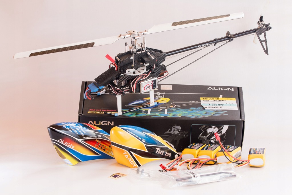 Helikopter RC Align T-rex 250 PRO DFC,nowy,gratis
