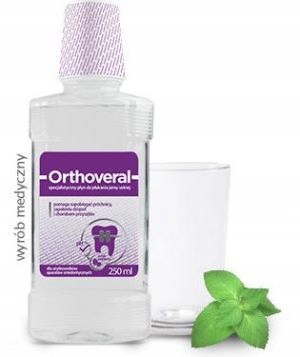 ORTHOVERAL Płyn do płukania jamy ustnej 250ml