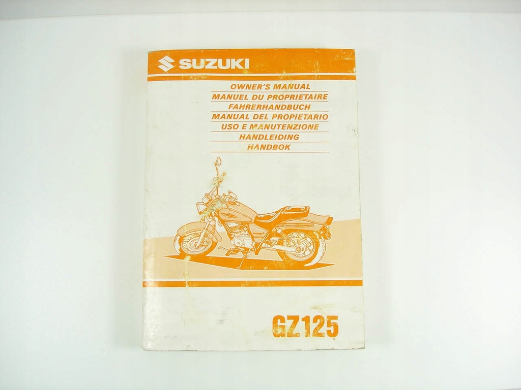 Suzuki GZ 125 Marauder Instrukcja obsługi 7673409783
