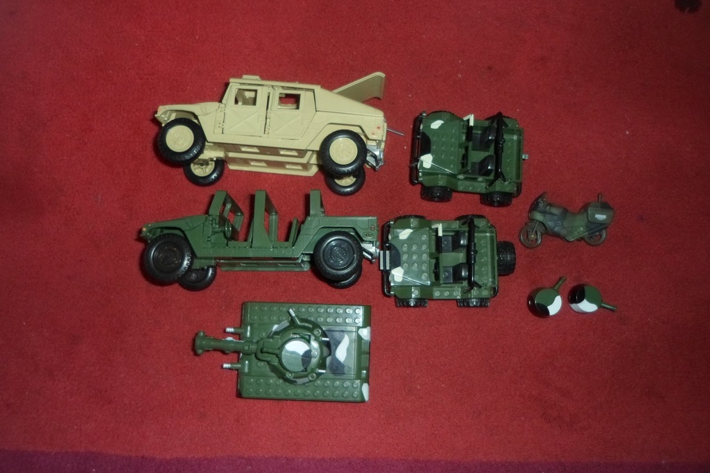 KLOCKI LEGO COBI SAMODZIK CZOŁG HUMMER KOMPLET