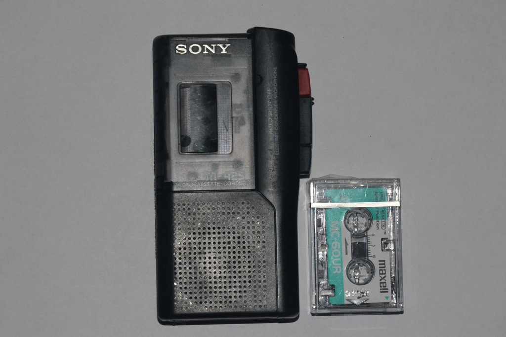 Dyktafon SONY m- 425 plus taśma 