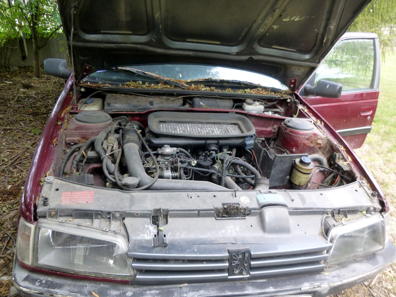 Peugeot 405 1.9 TD Silnik kompletny auto na części