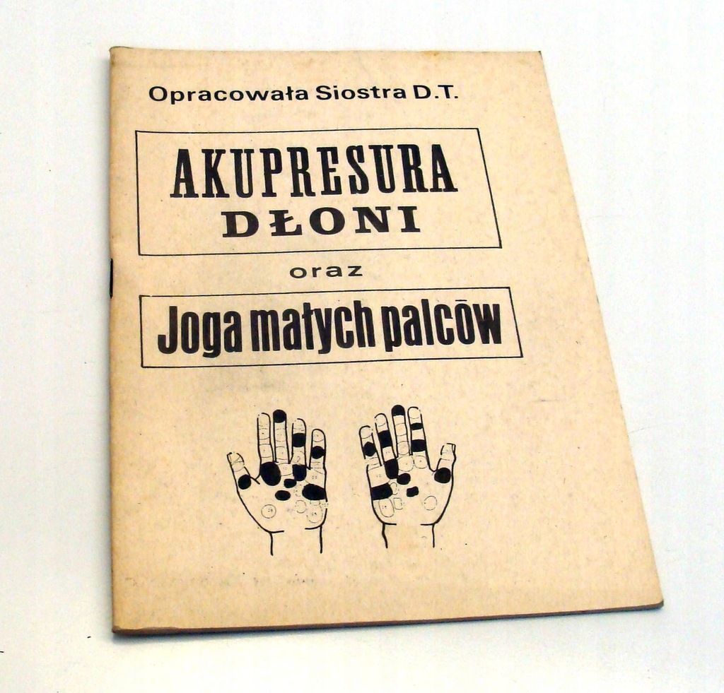 Akupresura dłoni joga małych palców DT mudry