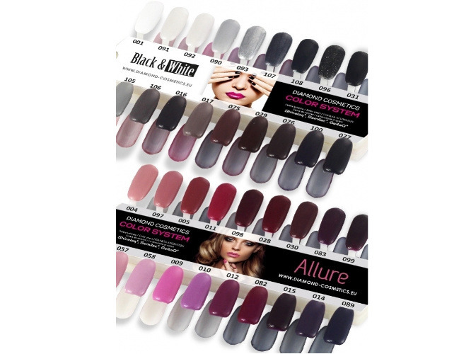 Wzornik SEMILAC GELTAQ Allure / Black & White