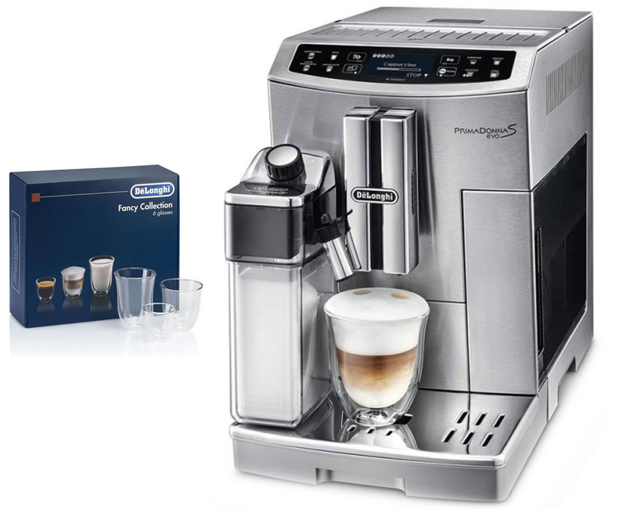 DeLonghi Primadonna S EVO ECAM 510.55.M+szklanki