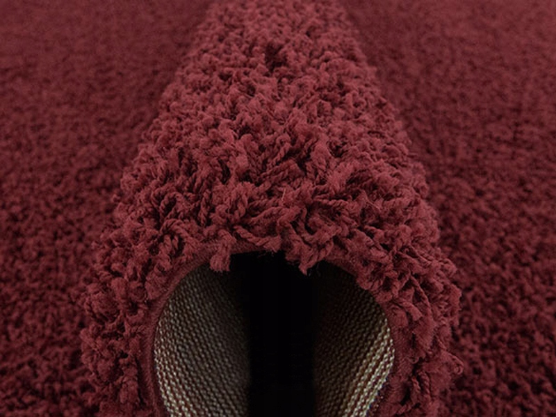 250x250 BORDOWY gruby miękki dywan shaggy NEW LINE