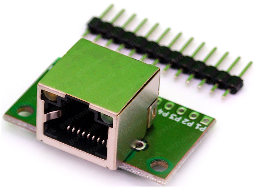 Gniazdo RJ45 8P8C do płytki prototypowej___NAR-093