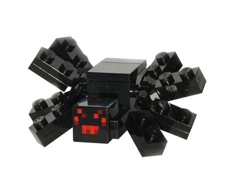 Pająk LEGO Minecraft z zestawu 21113 21118  Spider