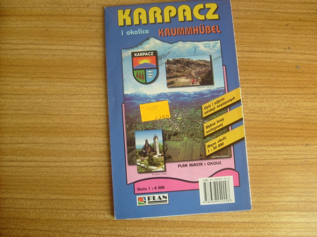KARPACZ I OKOLICE-STARA MAPA -2001