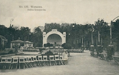 WARSZAWA DOLINA SZWAJCARSKA reprodukcja