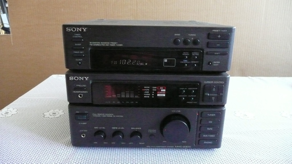 SONY MHC-2300+ST-H300,SPRAWNA