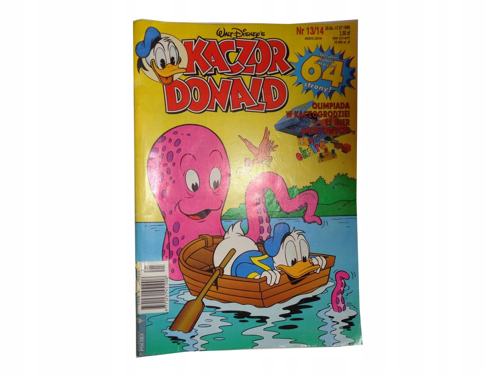 Komiks Kaczor Donald Nr.13/14/1996 Mistrz golfa
