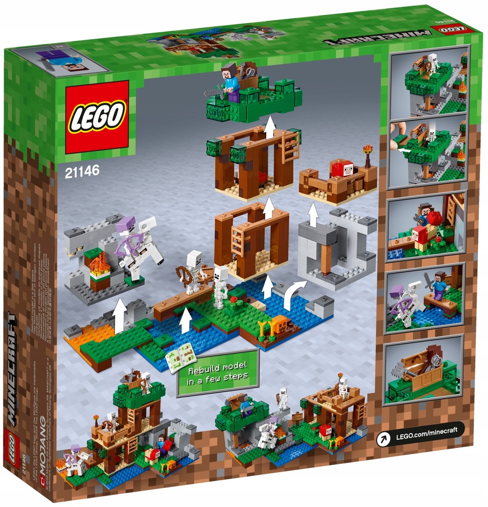 LEGO MINECRAFT 21146 ATAK SZKIELETÓW - 7425325555 - oficjalne archiwum ...